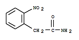 2-(2-Nitrophenyl)acetamide结构式