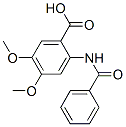 Structure of 2-(BENZOYLAMINO)-4,5-DIMETHOXYBENZOIC ACID