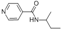 N-(1-Methylpropyl)-4-pyridinecarboxamide结构式