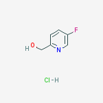 (5-Fluoropyridin-2-yl)methanol hydrochloride结构式