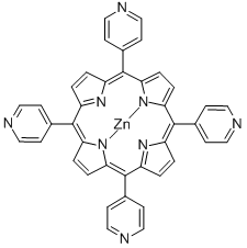 Structure of ZINC 5,10,15,20-TETRA(4-PYRIDYL)-21 H,23 H-PORPHINE