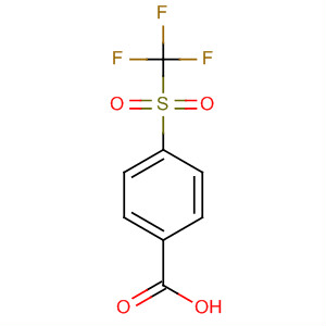 Structure of Benzoic acid, 4-[(trifluoromethyl)sulfonyl]-