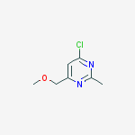 Structure of 4-Chloro-6-methoxymethyl-2-methyl-pyrimidine