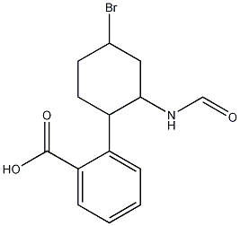 5-Bromo-2-(cyclohexanecarboxamido)benzoic acid 的化学结构式