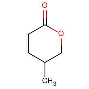 Structure of 2H-Pyran-2-one, tetrahydro-5-methyl-