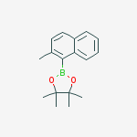 Structure of 4,4,5,5-tetramethyl-2-(2-methylnaphthalen-1-yl)-1,3,2-dioxaborolane