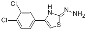 Structure of 4-(3,4-DICHLOROPHENYL)-2(3H)-THIAZOLONE HYDRAZONE