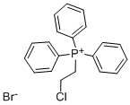 Structure of (2-CHLOROETHYL)TRIPHENYLPHOSPHONIUM BROMIDE
