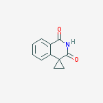 Spiro[cyclopropane-1,4'-isoquinoline]-1',3'-dione结构式