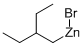 Structure of 2-ETHYLBUTYLZINC BROMIDE