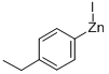 4-乙基苯碘化锌, 0.5M THF溶液, 氩气下用可重封的 CHEMSEAL? 瓶包装结构式
