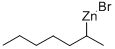 Structure of 1-METHYLHEXYLZINC BROMIDE