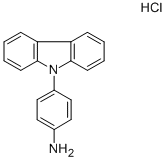 Structure of 9-(4-AMINOPHENYL)CARBAZOLE HYDROCHLORIDE