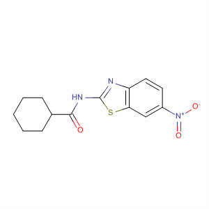 Structure of Cyclohexanecarboxamide, N-(6-nitro-2-benzothiazolyl)-