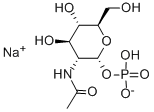 Structure of N-ACETYL-ALPHA-D-GLUCOSAMINE 6-PHOSPHATE DISODIUM SALT