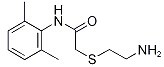 2-(2-氨基乙基硫基)-N-(2,6-二甲基苯基)乙酰胺结构式