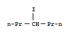 Structure of Heptane, 4-iodo-