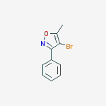Isoxazole, 4-bromo-5-methyl-3-phenyl-结构式
