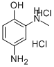 Structure of 2-Methylamino-4-aminophenol dihydrochloride