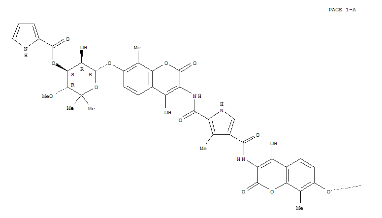 Structure of Coumermycin A2
