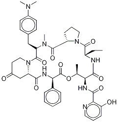 Structure of mikamycin B