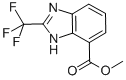 Structure of methyl 2-(trifluoromethyl)-1H-benzo[d]imidazole-7-carboxylate