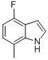 4-氟-7-甲基-吲哚结构式