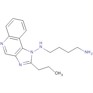 1H-Imidazo[4,5-c]quinoline-1-butanamine, 4-amino-2-propyl-结构式