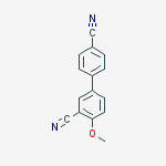 5-(4-Cyanophenyl)-2-methoxybenzonitrile结构式
