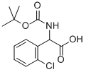 Structure of TERT-BUTOXYCARBONYLAMINO-(2-CHLORO-PHENYL)-ACETIC ACID