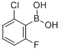 Structure of 2-CHLORO-6-FLUOROPHENYLBORONIC ACID