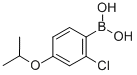 Structure of 2-CHLORO-4-ISOPROPROXYPHENYLBORONIC ACID