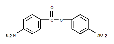 Structure of 4-nitrophenyl 4-aminobenzoate