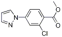 Structure of Methyl 2-chloro-4-(1H-pyrazol-1-yl)benzoate