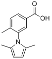 Structure of 3-(2,5-dimethyl-1H-pyrrol-1-yl)-4-methylbenzoic acid
