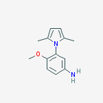 3-(2,5-dimethylpyrrol-1-yl)-4-methoxyaniline结构式