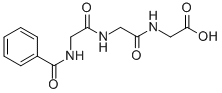 Structure of BZ-GLY-GLY-GLY-OH