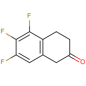 Structure of 2(1H)-Naphthalenone, 5,6,7-trifluoro-3,4-dihydro-