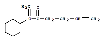 Structure of 1,6-Heptadien-3-one, 2-cyclohexyl-
