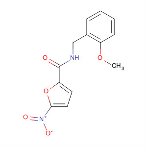 Structure of 2-Furancarboxamide, N-[(2-methoxyphenyl)methyl]-5-nitro-