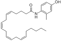 Structure of (5Z,8Z,11Z,14Z)-N-(4-HYDROXY-2-METHYLPHENYL)-5,8,11,14-EICOSATETRAENAMIDE
