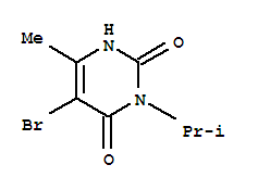 Structure of 5-bromo-3-isopropyl-6-methyluracil