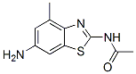 Structure of N-(6-amino-4-methyl-1,3-benzothiazol-2-yl)acetamide
