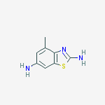2,6-BENZO[D]THIAZOLEDIAMINE,4-METHYL-结构式