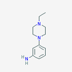 3-(4-ethylpiperazin-1-yl)-aniline结构式
