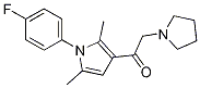 Structure of 1-[1-(4-Fluorophenyl)-2,5-dimethyl-1H-pyrrol-3-yl]-2-(1-pyrrolidinyl)ethanone