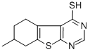 Structure of 7-METHYL-5,6,7,8-TETRAHYDRO-BENZO[4,5]THIENO[2,3-D]PYRIMIDINE-4-THIOL