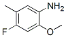 Structure of Benzenamine,4-fluoro-2-methoxy-5-methyl-