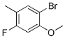 Structure of 1-Bromo-4-fluoro-2-methoxy-5-methylbenzene
