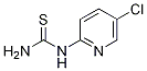 Structure of Thiourea, (5-chloro-2-pyridinyl)-